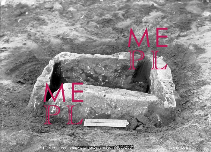 : No.I Cist, Prehistoric Hearths, Dundrum : No.I Cist, Prehistoric Hearths, Dundrum