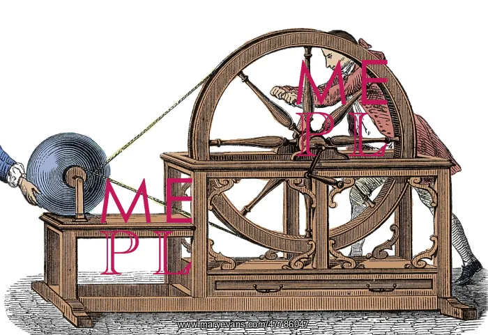 : Nollet Electrostatic Machine, 1750 : Nollet Electrostatic Machine, 1750