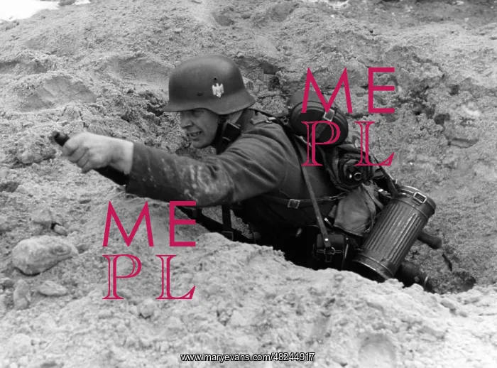 : Noncommissioned officer during a raid exercise, 1943 : Noncommissioned officer during a raid exercise, 1943