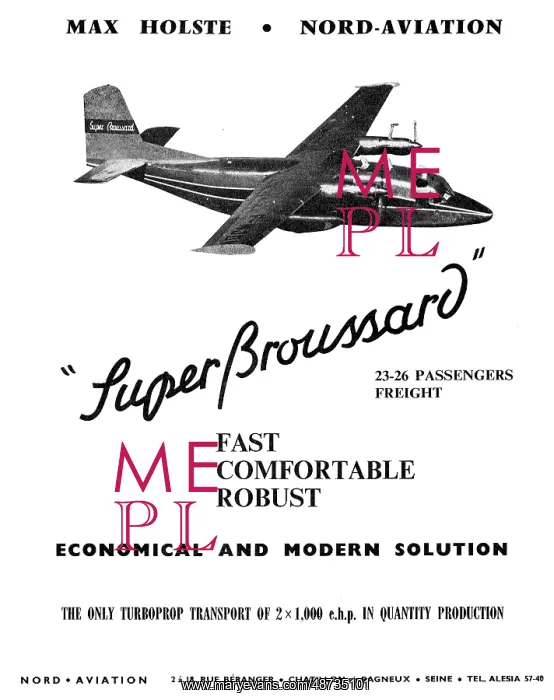 : Nord Aviation Super Broussard : Nord Aviation Super Broussard