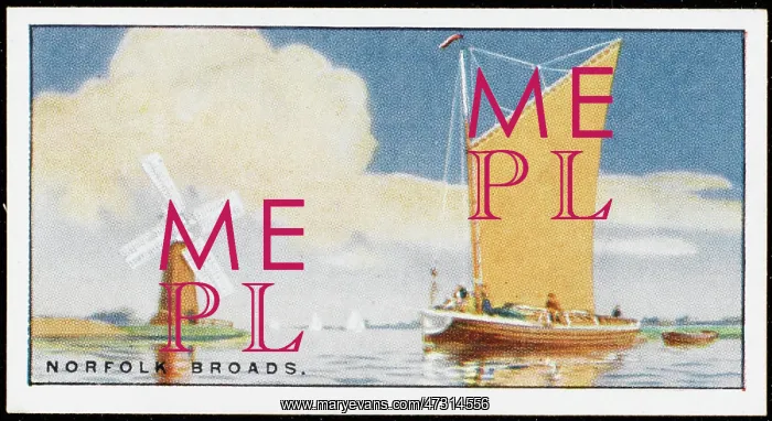  : NORFOLK BROADS / CIG CARD