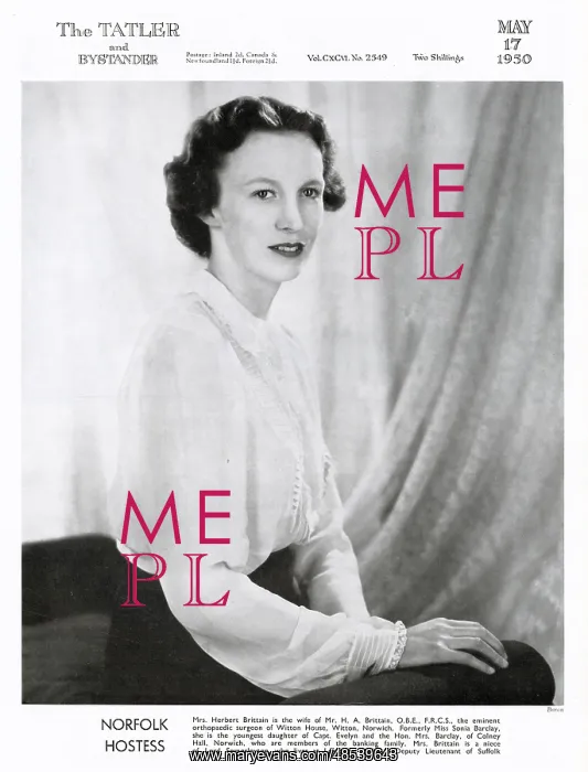 : A Norfolk Hostess - Mrs Herbert Brittain : A Norfolk Hostess - Mrs Herbert Brittain
