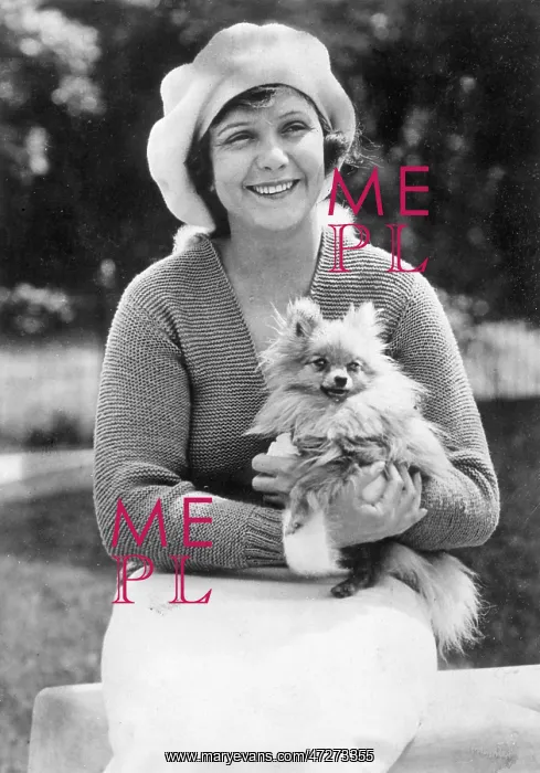 : NORMA TALMADGE / DOG : NORMA TALMADGE / DOG