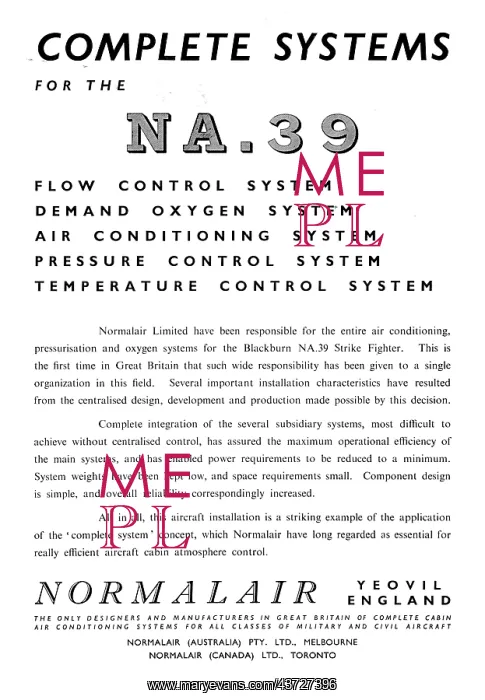 : Normalair Air Conditioning & Pressurization Systems : Normalair Air Conditioning & Pressurization Systems