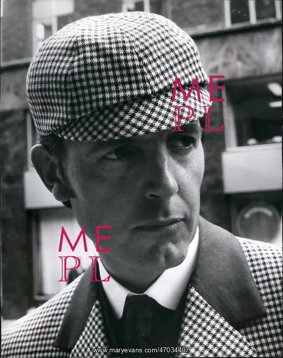 : Norman Hartnell design, Brian Redman in check cap : Norman Hartnell design, Brian Redman in check cap