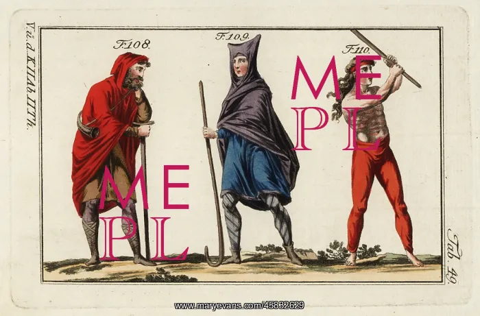 : Norman shepherds 108, 109 and peasant 110 : Norman shepherds 108, 109 and peasant 110