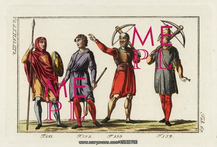 : Norman soldiers, 12th century: : Norman soldiers, 12th century: