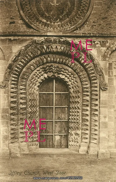 : The Norman West Door at Iffley Church : The Norman West Door at Iffley Church