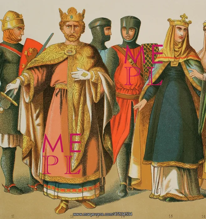 : Normans, 1000-1100. From left to right: King Richard : Normans, 1000-1100. From left to right: King Richard