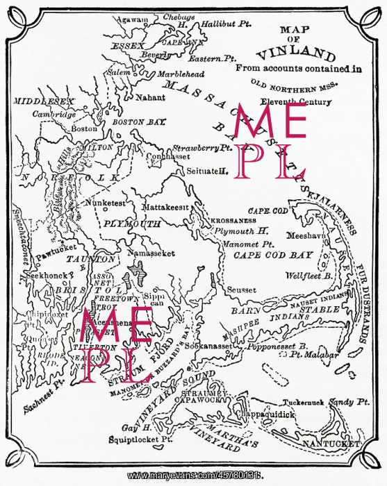 : Norse - explorations - map - New World : Norse - explorations - map - New World