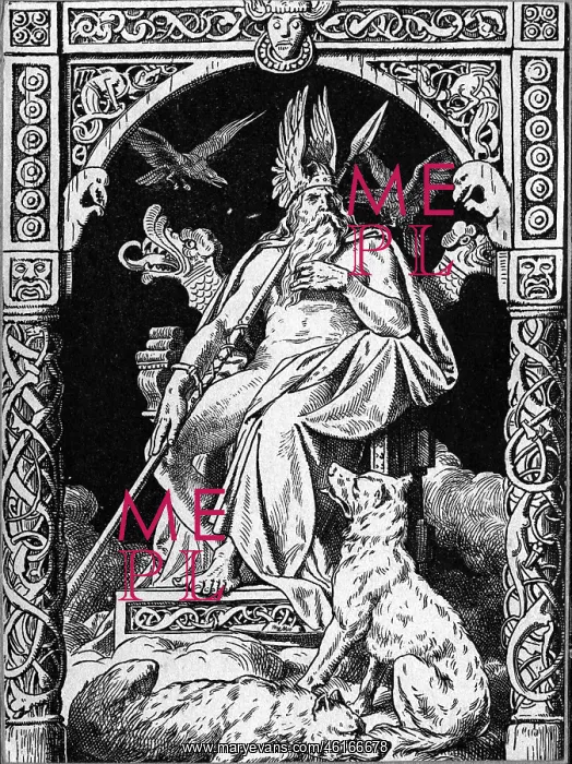 : The Norse god Odin