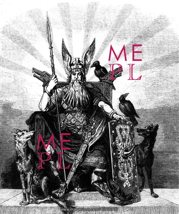  : The Norse god Odin