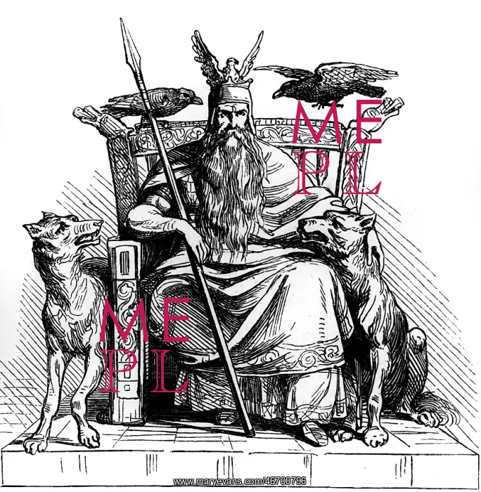  : The Norse god Odin