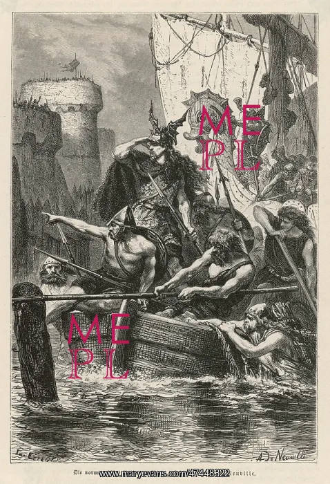 : NORSEMEN BESIEGE PARIS : NORSEMEN BESIEGE PARIS