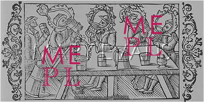 : NORSEMEN DRINKING 1555 : NORSEMEN DRINKING 1555
