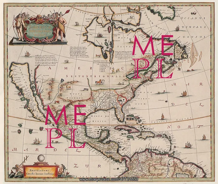  : North America and Islands 1653