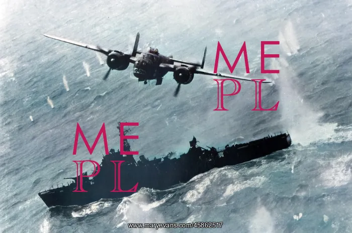 : North American B-25 Mitchell -shown attacking Japanese? : North American B-25 Mitchell -shown attacking Japanese?