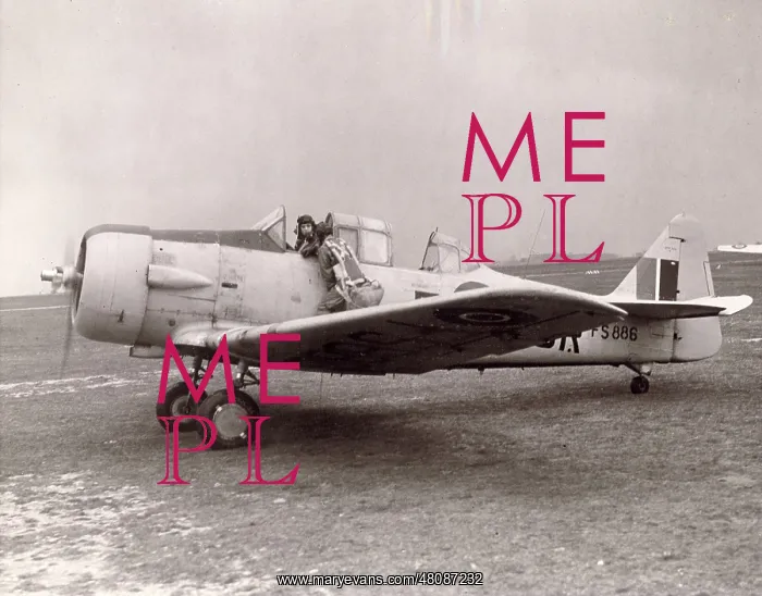 : North American Harvard IIB, FS886, of the RAF : North American Harvard IIB, FS886, of the RAF