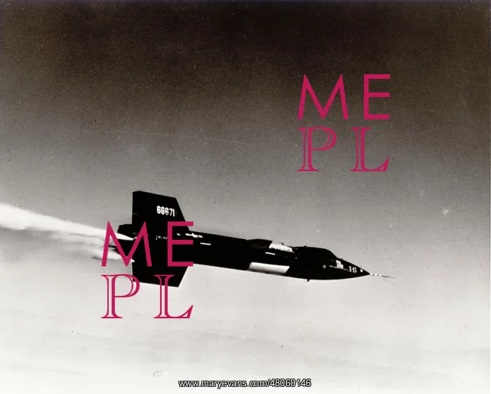 : North American X-15 56-6671 in flight : North American X-15 56-6671 in flight