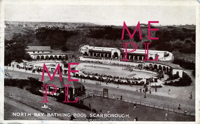 : North Bay Bathing Pool, Scarborough, Yorkshire : North Bay Bathing Pool, Scarborough, Yorkshire
