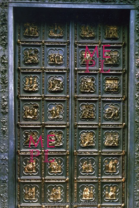 : The North Doors of the Baptistry of San Giovanni : The North Doors of the Baptistry of San Giovanni