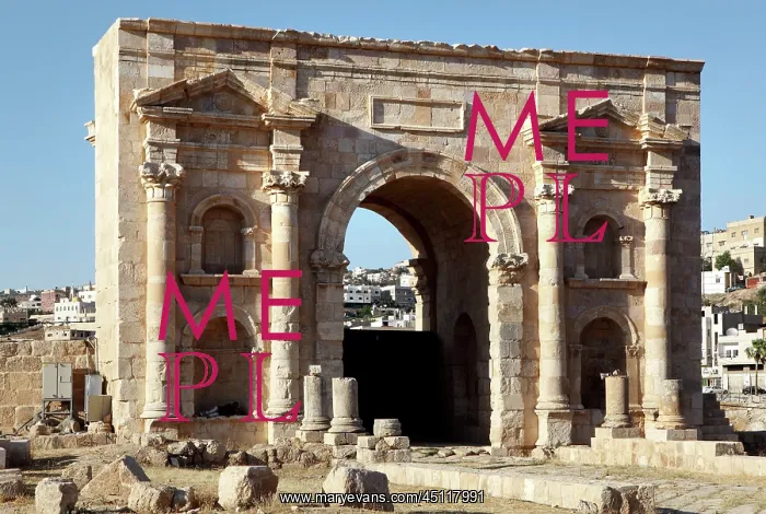 : North Gate, Jerash, Jordan : North Gate, Jerash, Jordan