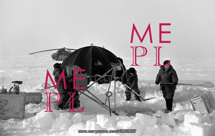 : North Pole-3 drifting ice station, 1954 : North Pole-3 drifting ice station, 1954