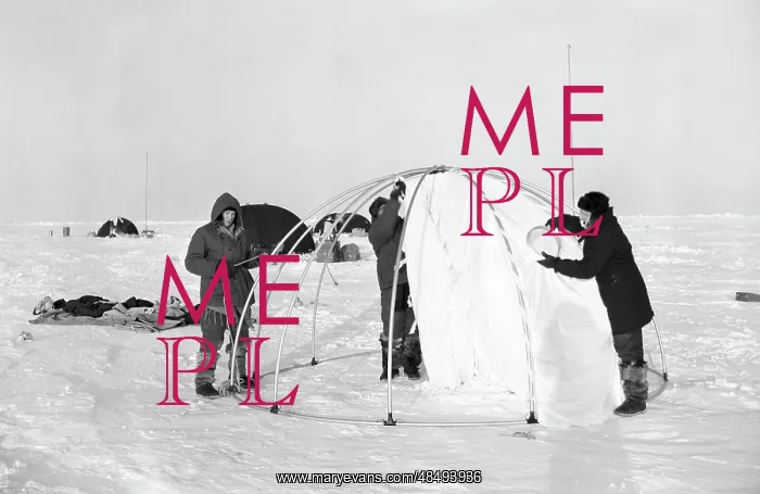 : North Pole-3 research drifting station, 1954 : North Pole-3 research drifting station, 1954