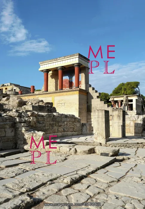 : North Propylaeum, Knossos, Crete, Greece : North Propylaeum, Knossos, Crete, Greece