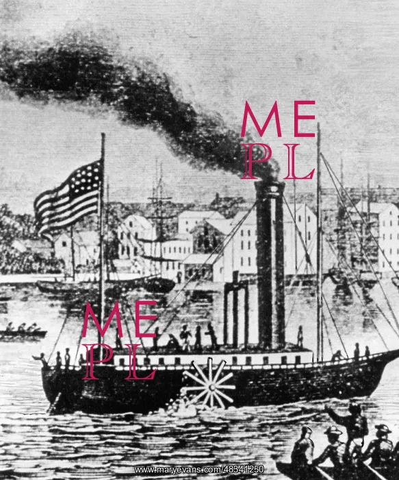 : North River Steamboat, 1807 : North River Steamboat, 1807