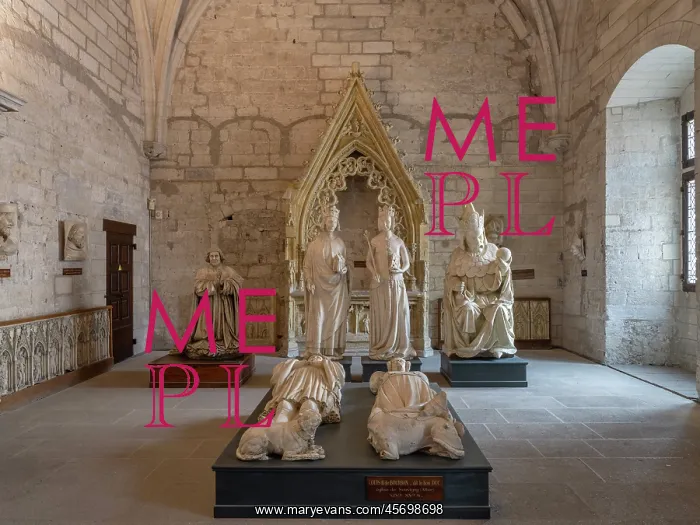 : North Sacristy, Palais des Papes, Avignon, Provence, France : North Sacristy, Palais des Papes, Avignon, Provence, France