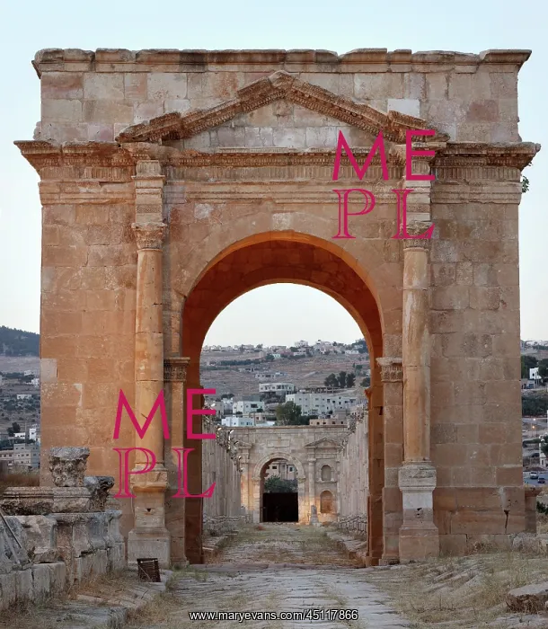 : North Tetrapylon, Jerash, Jordan : North Tetrapylon, Jerash, Jordan