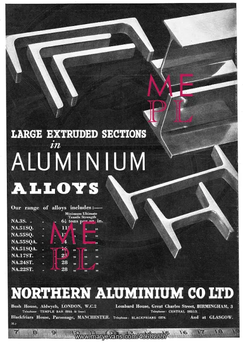 : Northern Aluminium Alloy Extruded Sections : Northern Aluminium Alloy Extruded Sections