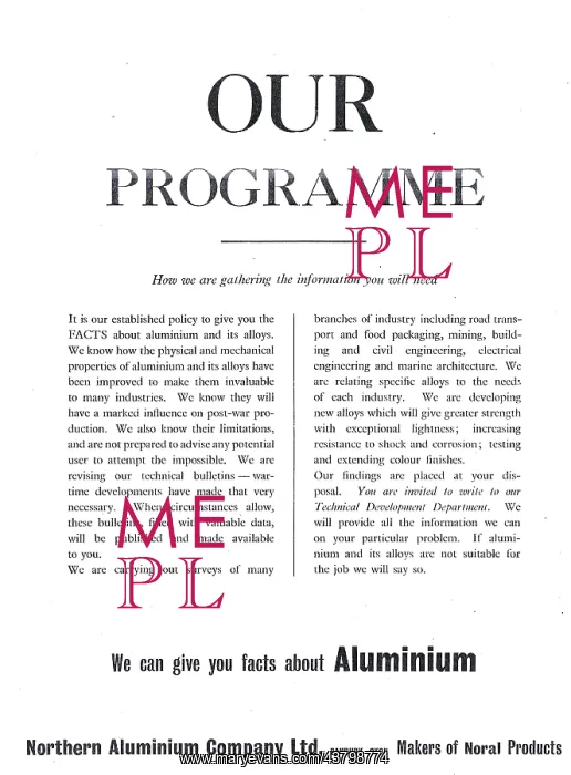 : Northern Aluminium - Noral : Northern Aluminium - Noral