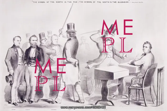 : A northern depiction of the Preston Brooks : A northern depiction of the Preston Brooks
