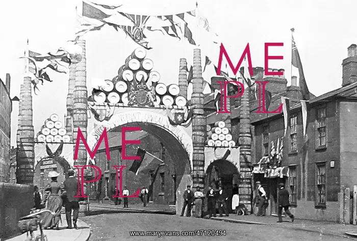  : Northwich celebration arch early 1900s