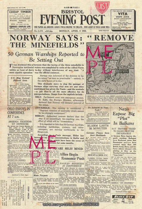 : Norway demands removal of minefields in her waters : Norway demands removal of minefields in her waters
