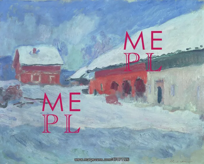 : Norway, red houses in the snow : Norway, red houses in the snow