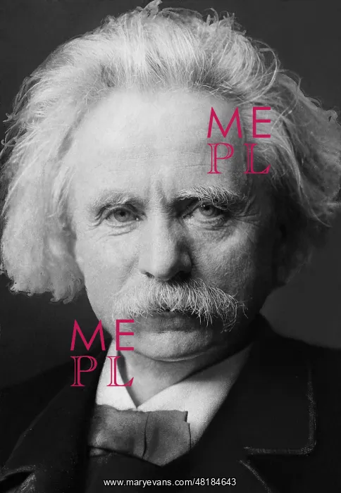 : Norwegian composer Edvard Grieg (1843-1907) : Norwegian composer Edvard Grieg (1843-1907)