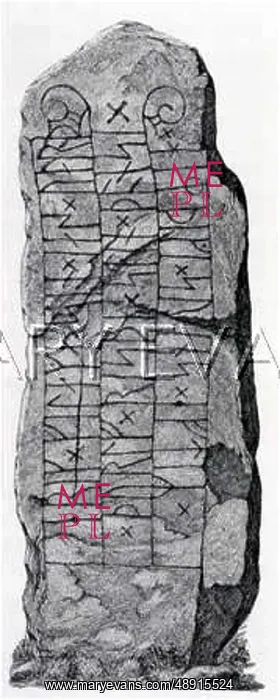 : NORWEGIAN RUNE-STONE : NORWEGIAN RUNE-STONE