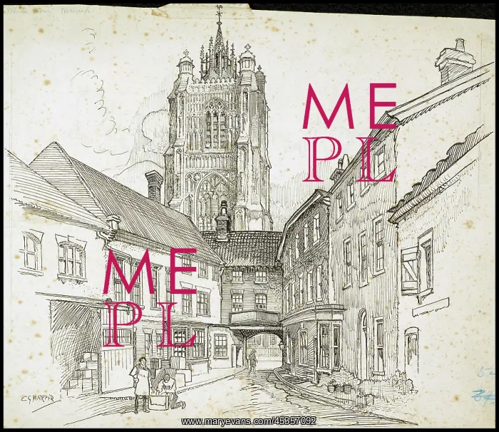 : Norwich. St Peter's Street, Norwich, Norfolk : Norwich. St Peter's Street, Norwich, Norfolk