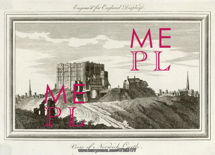 : NORWICH CASTLE 1750 : NORWICH CASTLE 1750