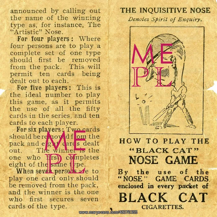 : The Nose Game - General Directions : The Nose Game - General Directions