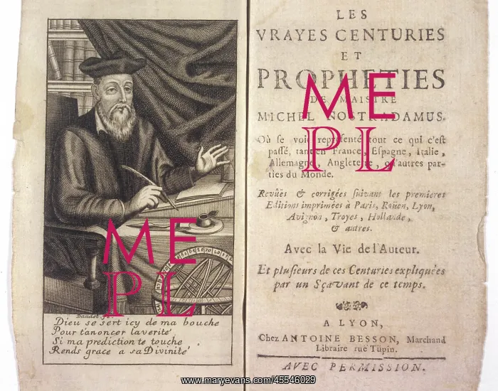 : Nostradamus Book : Nostradamus Book