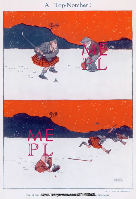 : A Top Notcher by William Heath Robinson : A Top Notcher by William Heath Robinson
