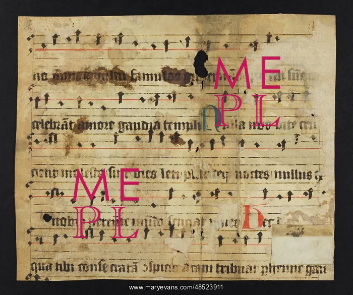 : Noted Breviary (Fragment) : Noted Breviary (Fragment)