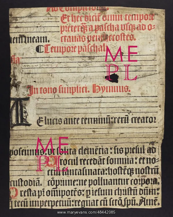  : Noted Breviary (Incunable Fragment)