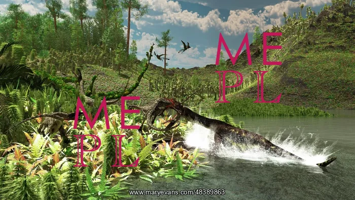 : A Nothosaurus catches an unware Ceolophysis : A Nothosaurus catches an unware Ceolophysis
