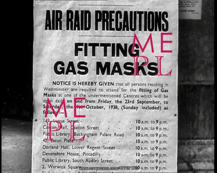 : A Notice Reading AIR RAID PRECAUTIONS FITTING : A Notice Reading AIR RAID PRECAUTIONS FITTING