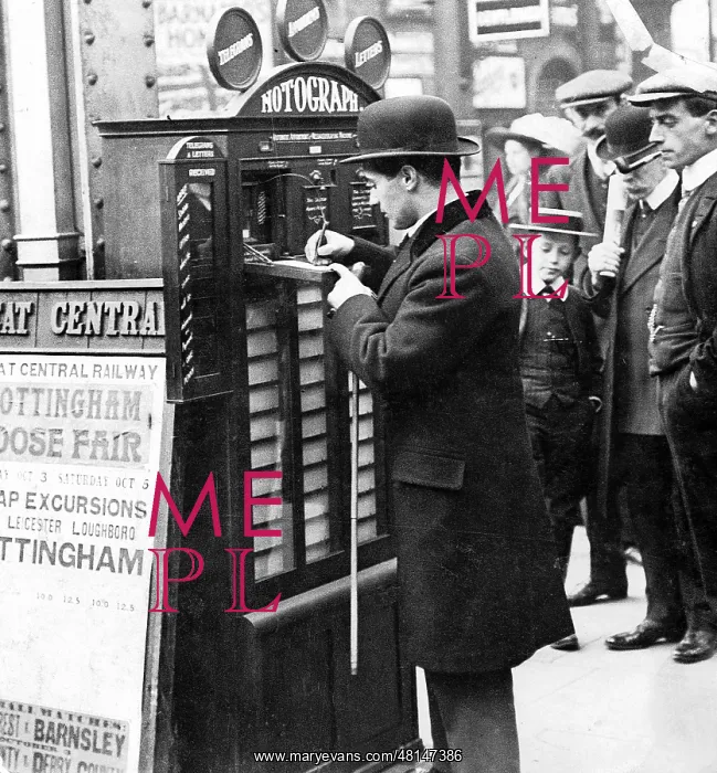 : Notograph, rendezvous machine in London, 1912 : Notograph, rendezvous machine in London, 1912